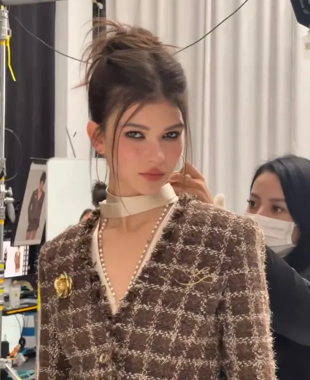 Chanel Camellia Broche Doré Métallique Fleur 2