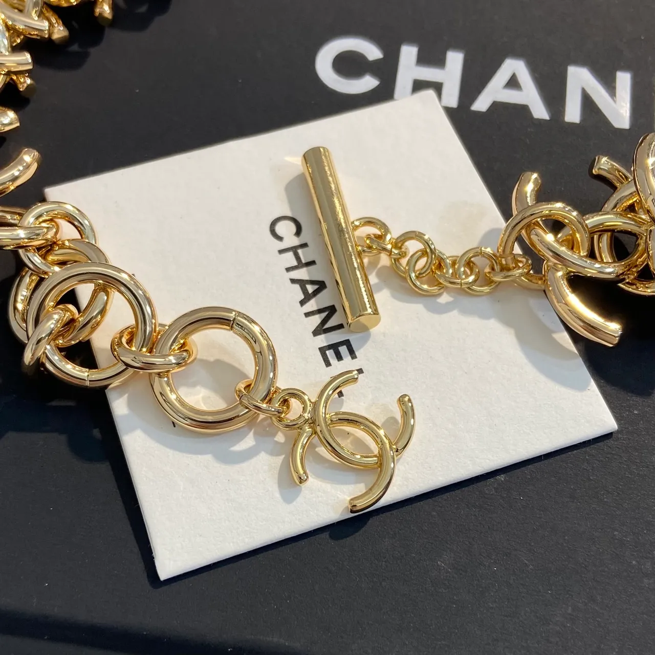 Chanel CC Chain Gold-Tone Necklace 2