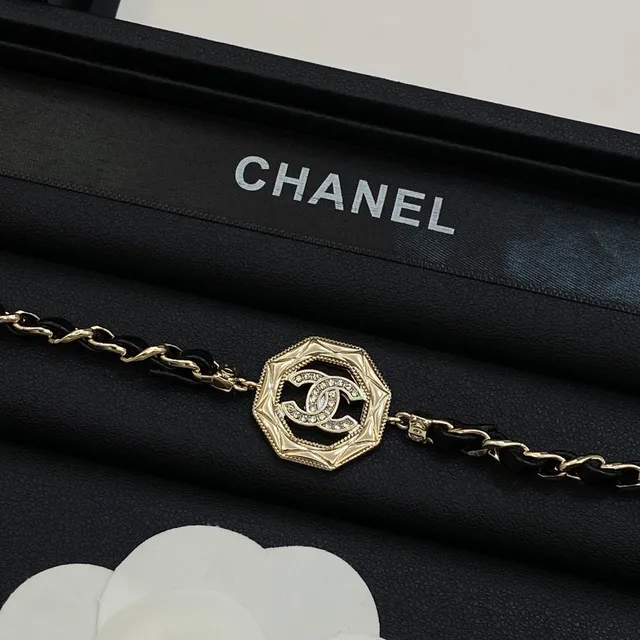 Chanel Octagonal CC Medallion Chain Necklace 5