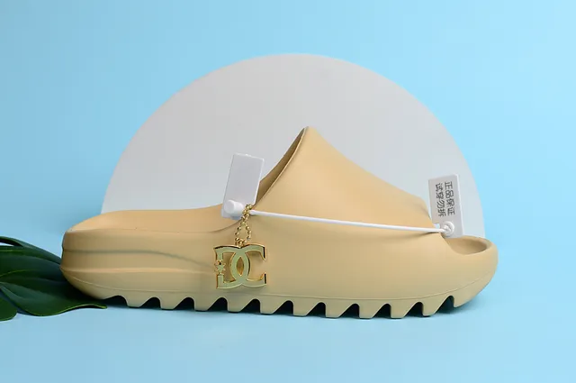 Chanel Slide Beige CC-Chain Slippers 7