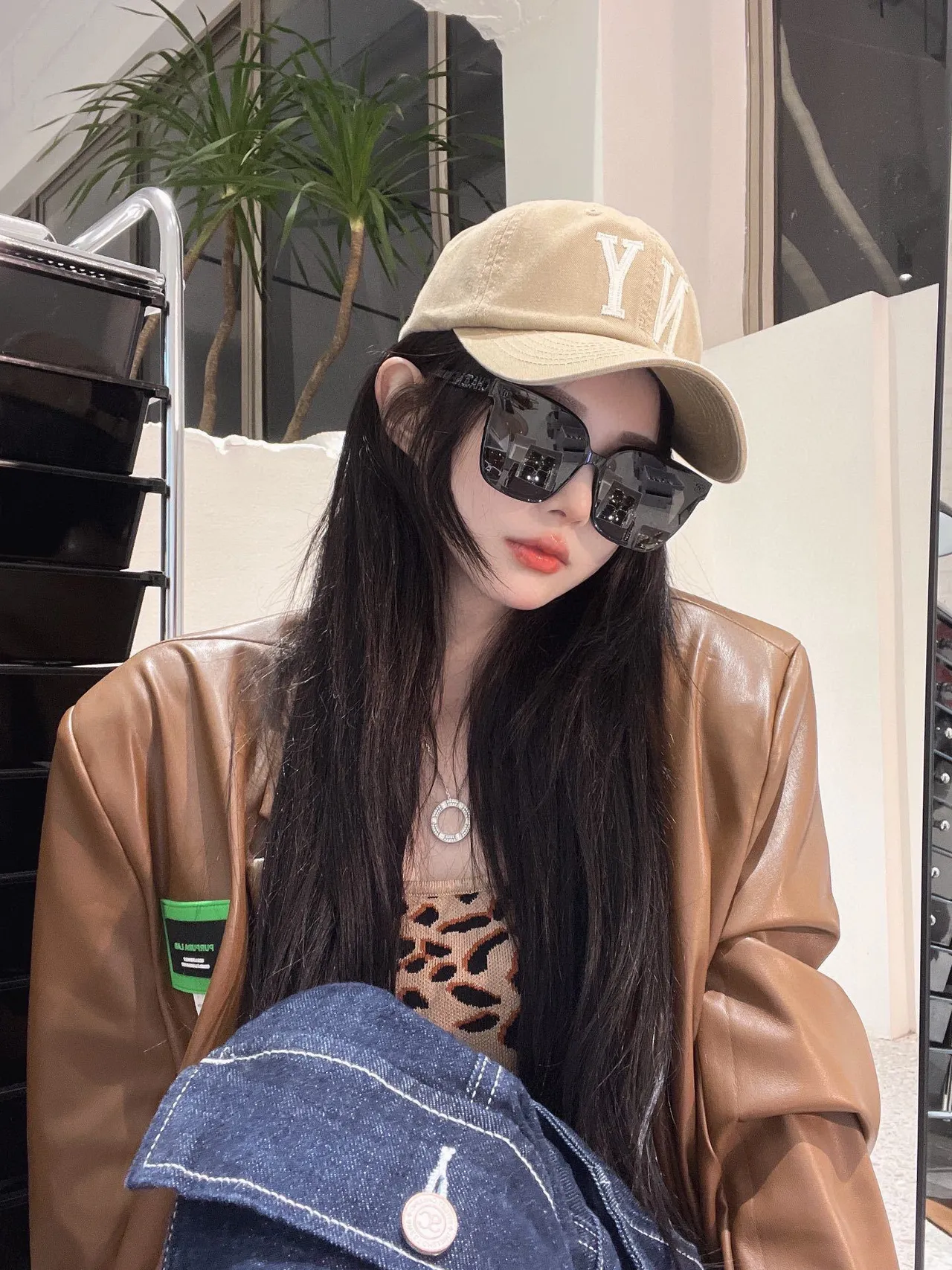 Chanel Square Frame Pink Acetate Sunglasses 7