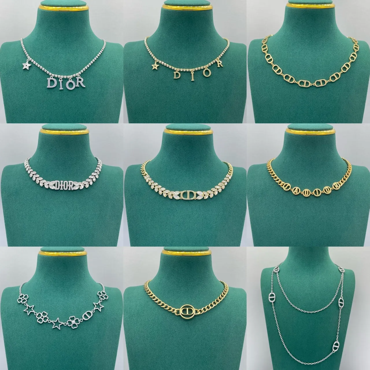 Chanel White Silver Pearl Strand Interlocking CC Logo Necklace 6