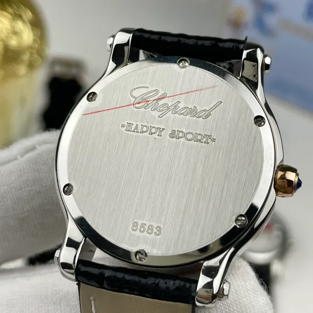 Chopard Happy Diamonds Diamond Bezel Floating Diamonds White Dial Mechanical Watch 2