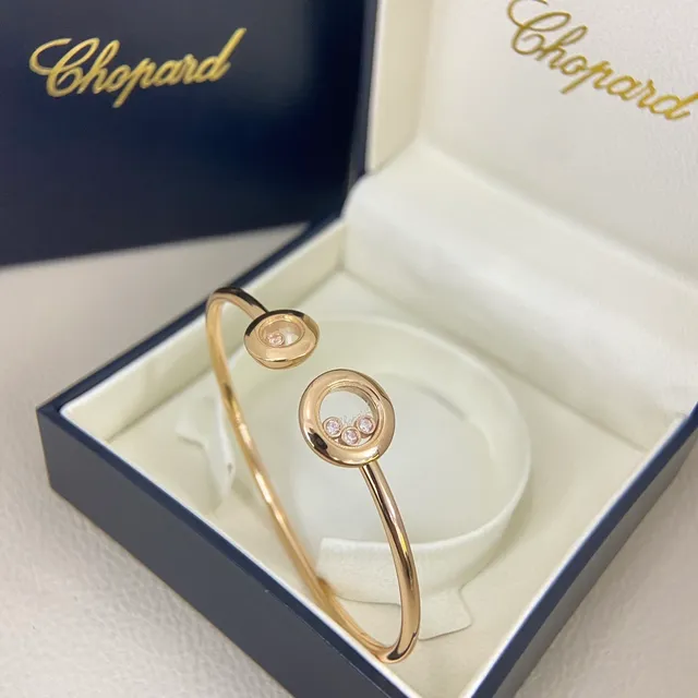 Chopard Diamants Heureux Disque Rotatif Diamant Flotant Bracelets 2