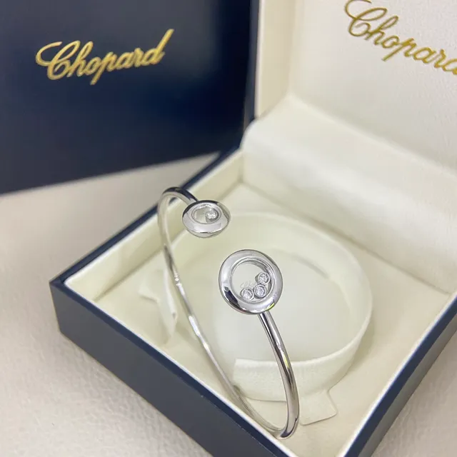 Chopard Diamants Heureux Disque Rotatif Diamant Flotant Bracelets 3