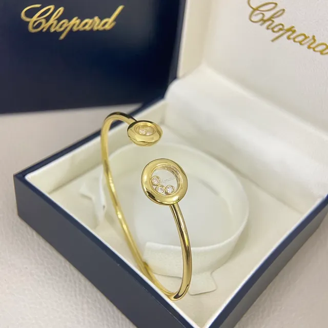 Chopard Diamants Heureux Disque Rotatif Diamant Flotant Bracelets 4