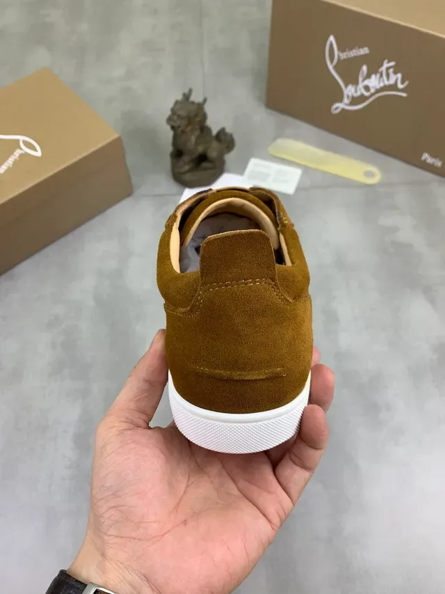Christian Louboutin Slip-On Suede Lifestyle Sneakers 3