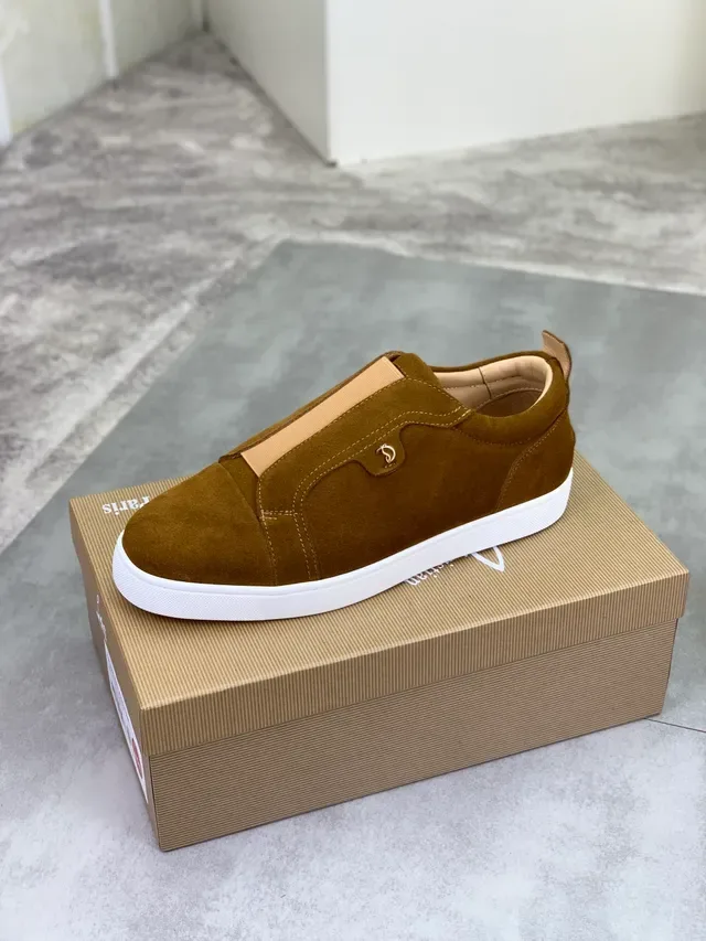 Christian Louboutin Slip-On Suede Lifestyle Sneakers 4