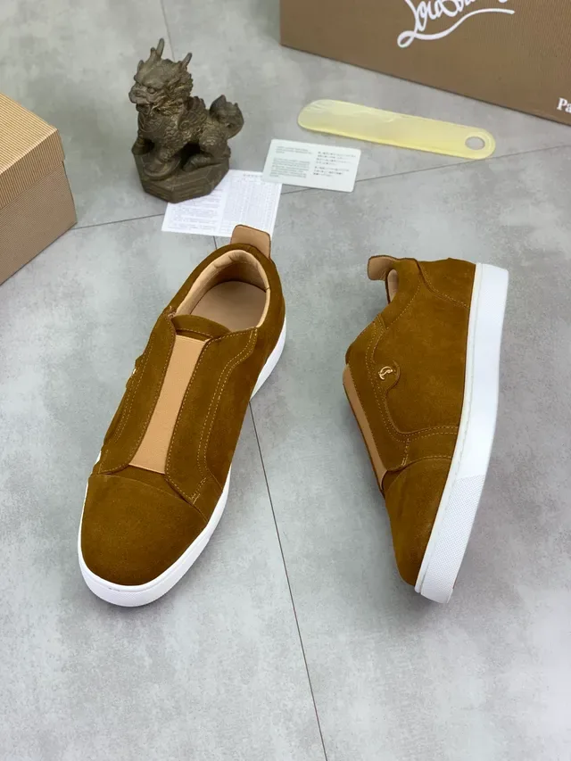Christian Louboutin Slip-On Suede Lifestyle Sneakers 5