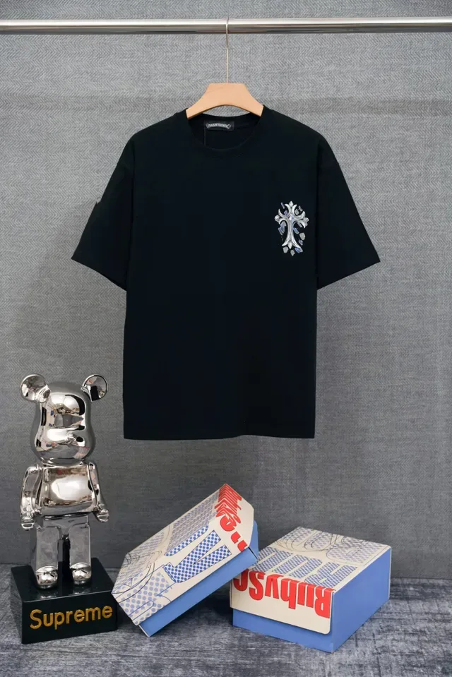 Chrome Hearts Cross Embroidered White T-Shirt 3