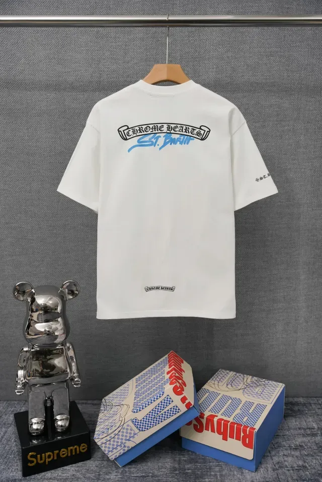 Chrome Hearts Embroidered Pocket Tee White T-Shirt 4