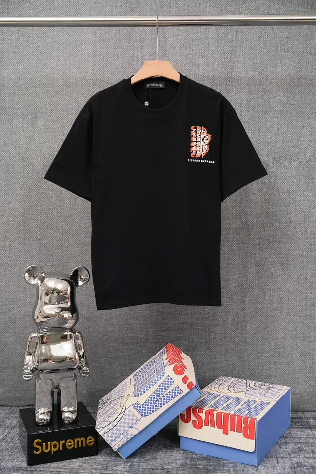 Chrome Hearts Sword & Flowers Graphic Black T-Shirt 2