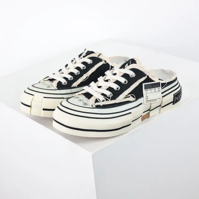 Converse Black Beige Canvas Upper Striped Cupsole Lifestyle Sneakers 2