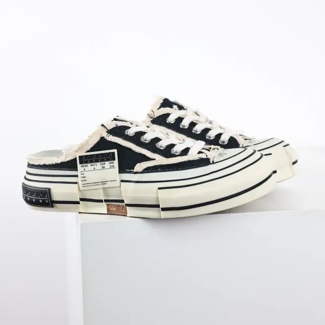 Converse Black Beige Canvas Upper Striped Cupsole Lifestyle Sneakers 3