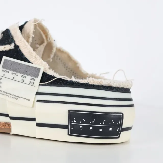Converse Black Beige Canvas Upper Striped Cupsole Lifestyle Sneakers 4