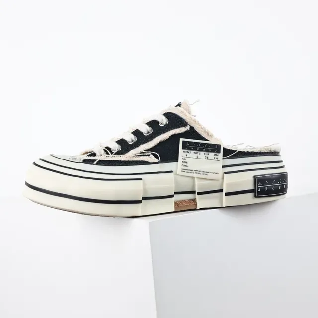Converse Black Beige Canvas Upper Striped Cupsole Lifestyle Sneakers 9