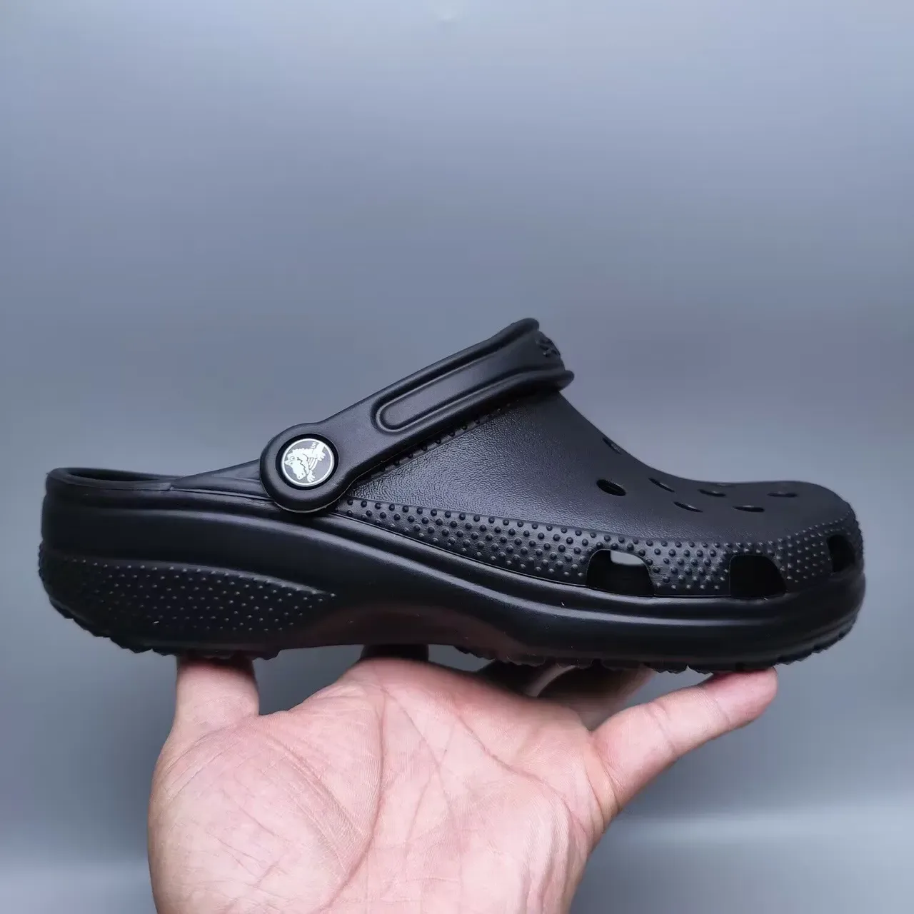 Crocs Classic Clog Black Molded Synthetic Clog 3