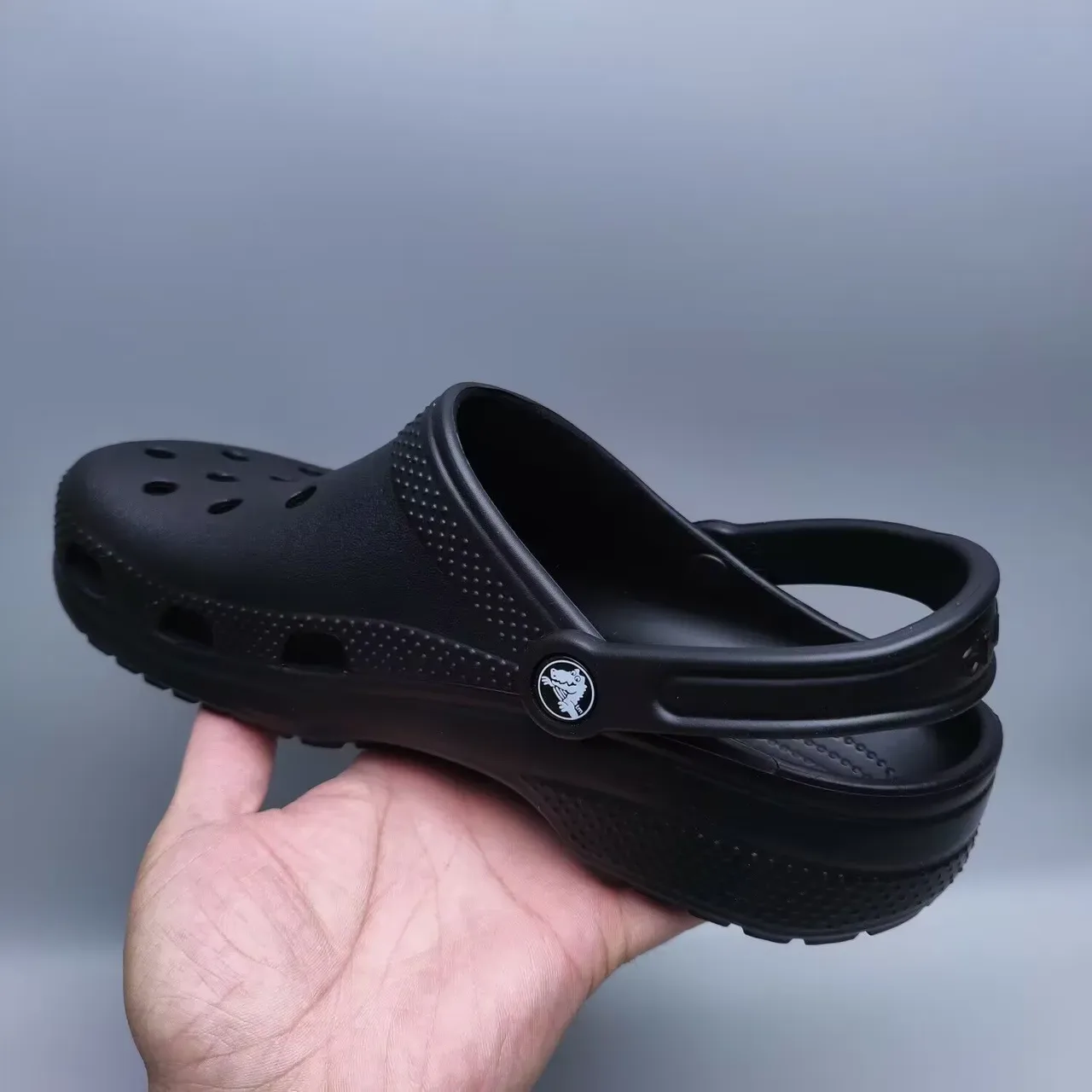 Crocs Classic Clog Black Molded Synthetic Clog 4