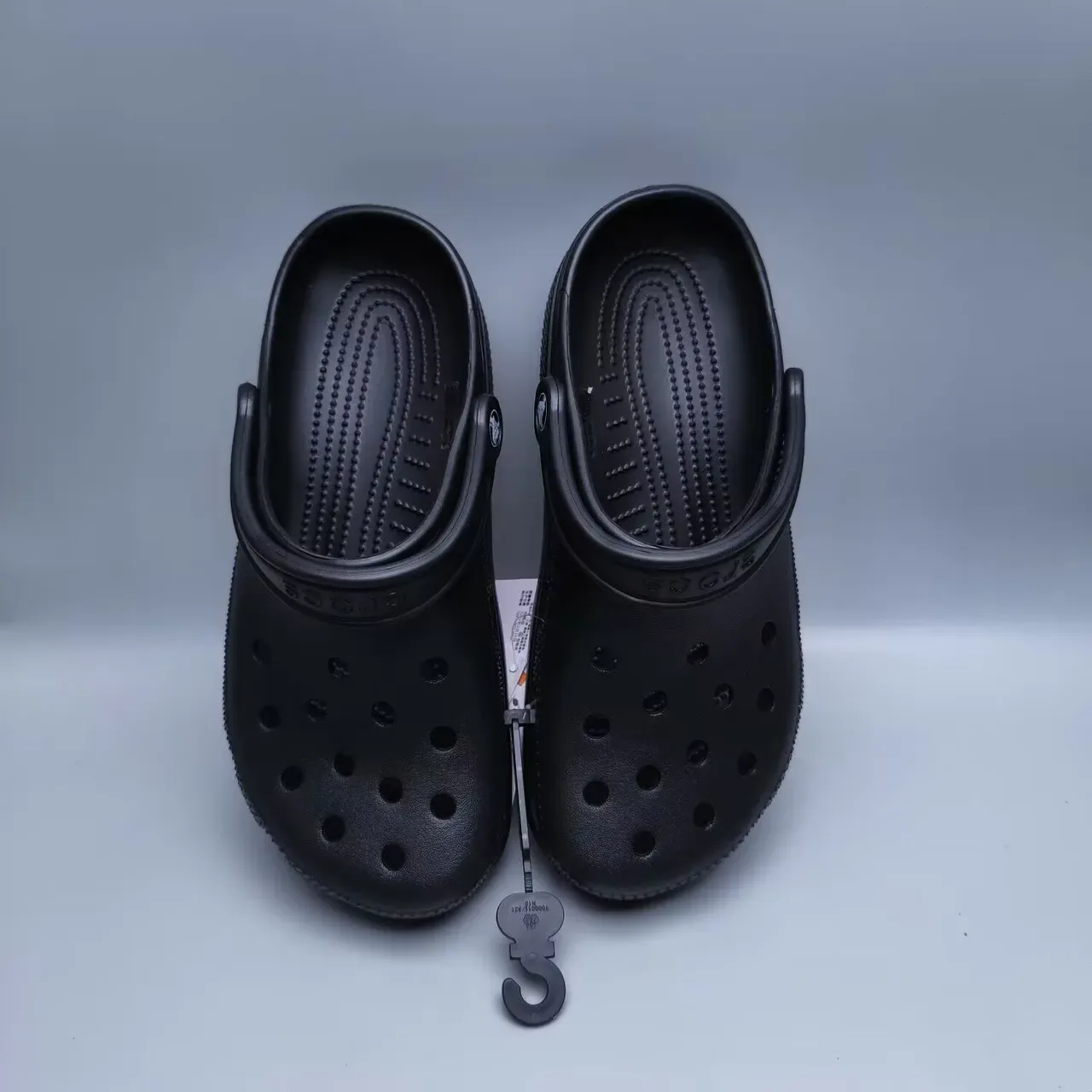Crocs Classic Clog Black Molded Synthetic Clog 5