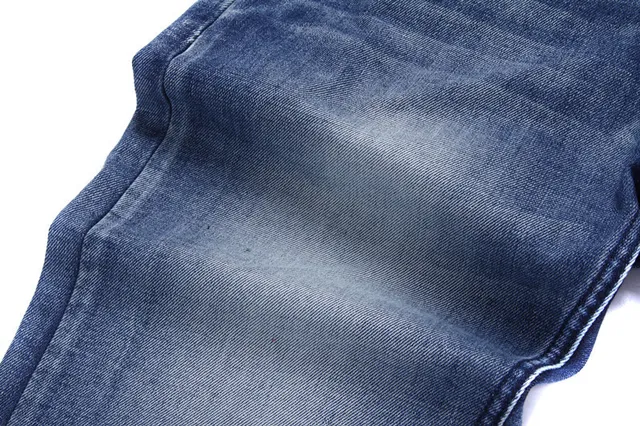 Diesel بنطال قصير جينز غسيل متوسط متضرر 5