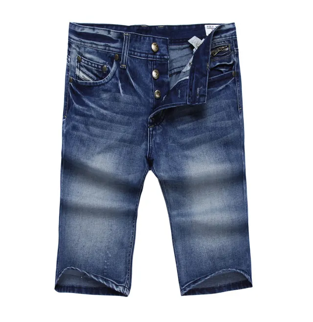 Diesel بنطال قصير جينز غسيل متوسط متضرر 12