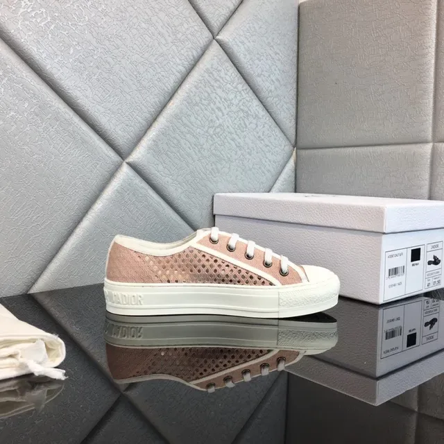 Dior B23 Dusty Pink Perforated Mesh Lifestyle Sneakers 3