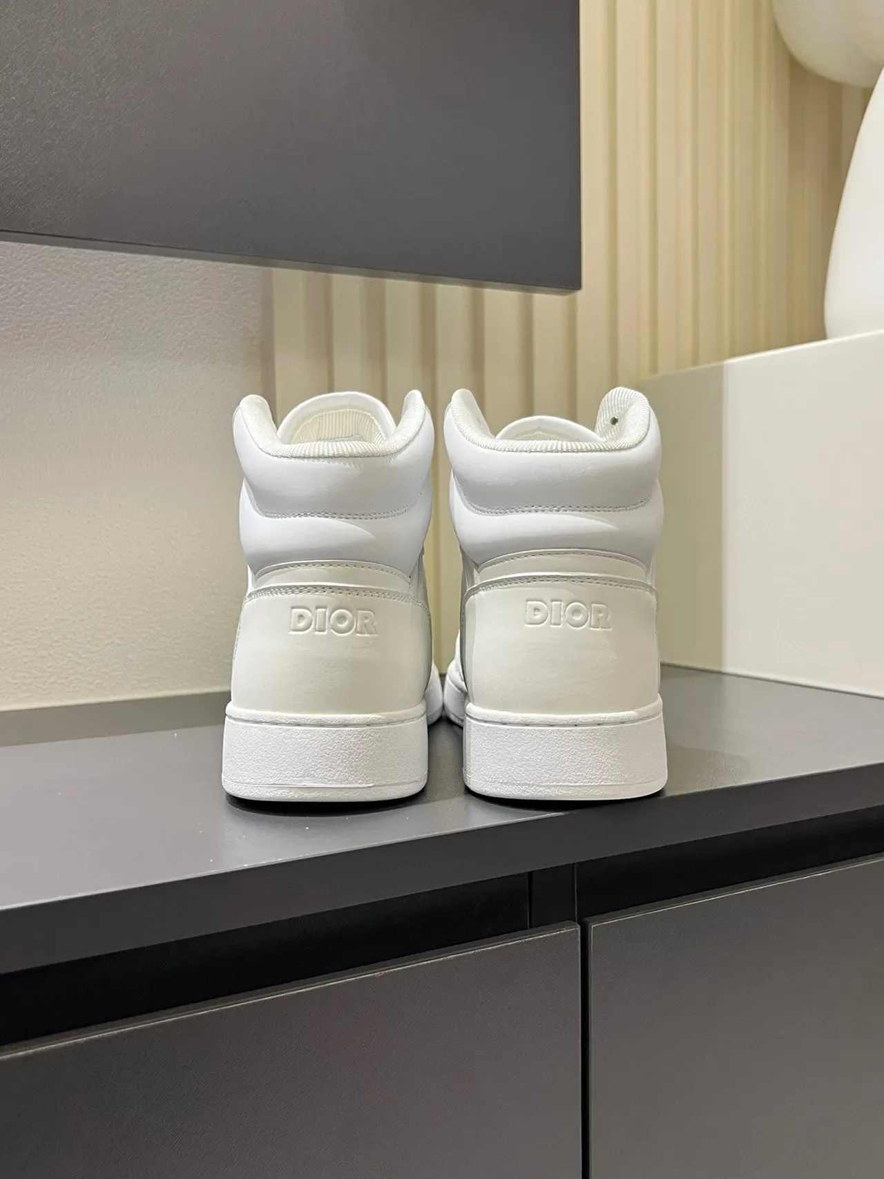 Dior B23 High Off-White Monogram Lifestyle Sneakers 9