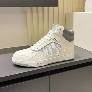 Dior B23 Sneakers Lifestyle Hautes Off-White et Gris