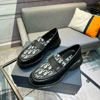 Dior B23 Loafer Black Oblique Jacquard Loafers