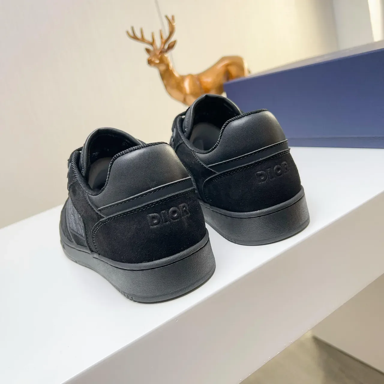 Dior B23 Zapatillas Lifestyle Negro Monocromo Material Mixto 2