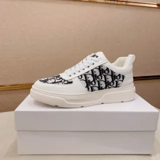Dior B23 Monogram White Lifestyle Sneakers