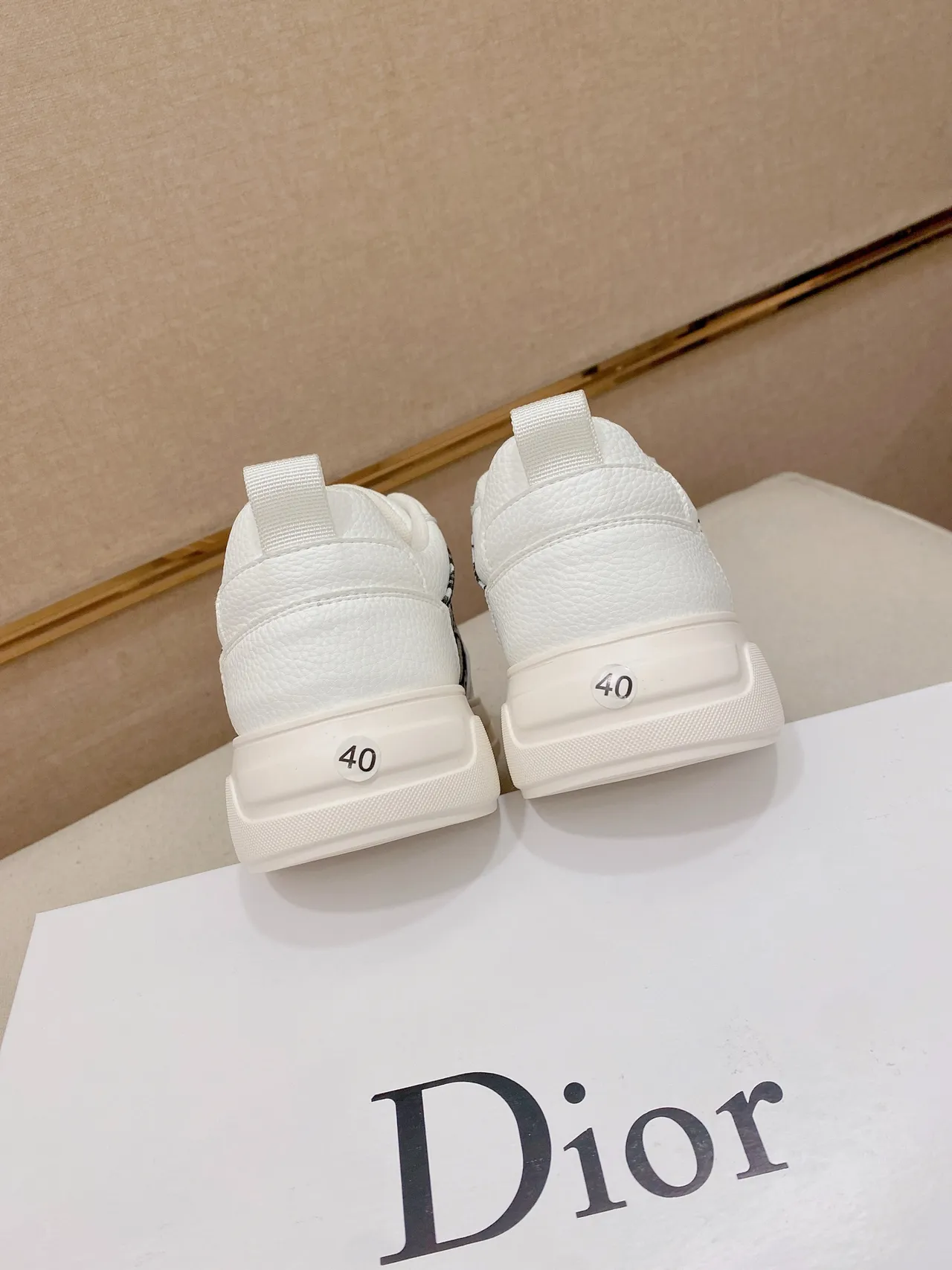 Dior B23 Monogram White Lifestyle Sneakers 3