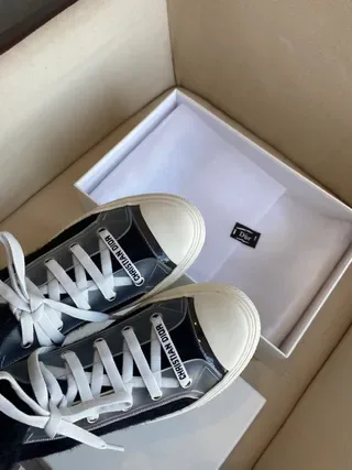 Dior B23 Navy Fuzzy High-Top Lifestyle Sneakers 2