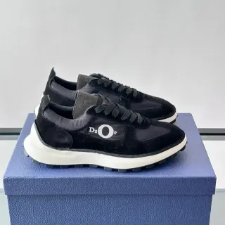 Dior B27 Black Suede and Nylon Lifestyle Sneakers