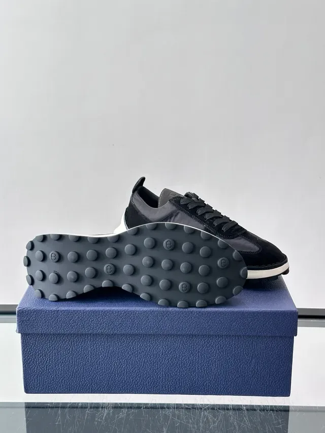 Dior B27 काला सूड और नायलॉन लाइफस्टाइल स्नीकर 2