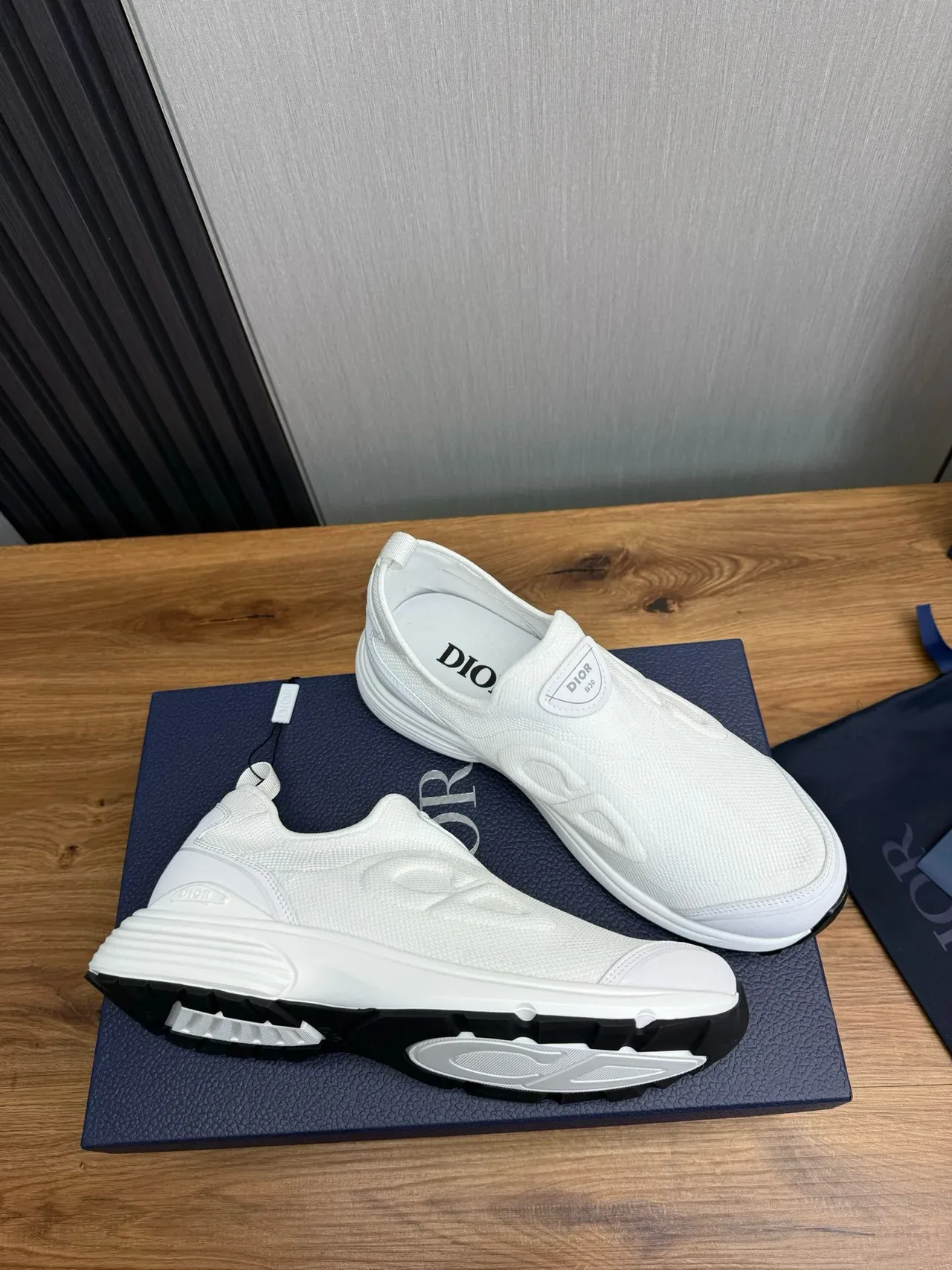 Dior B30 White Slip-On Lifestyle Sneakers 6