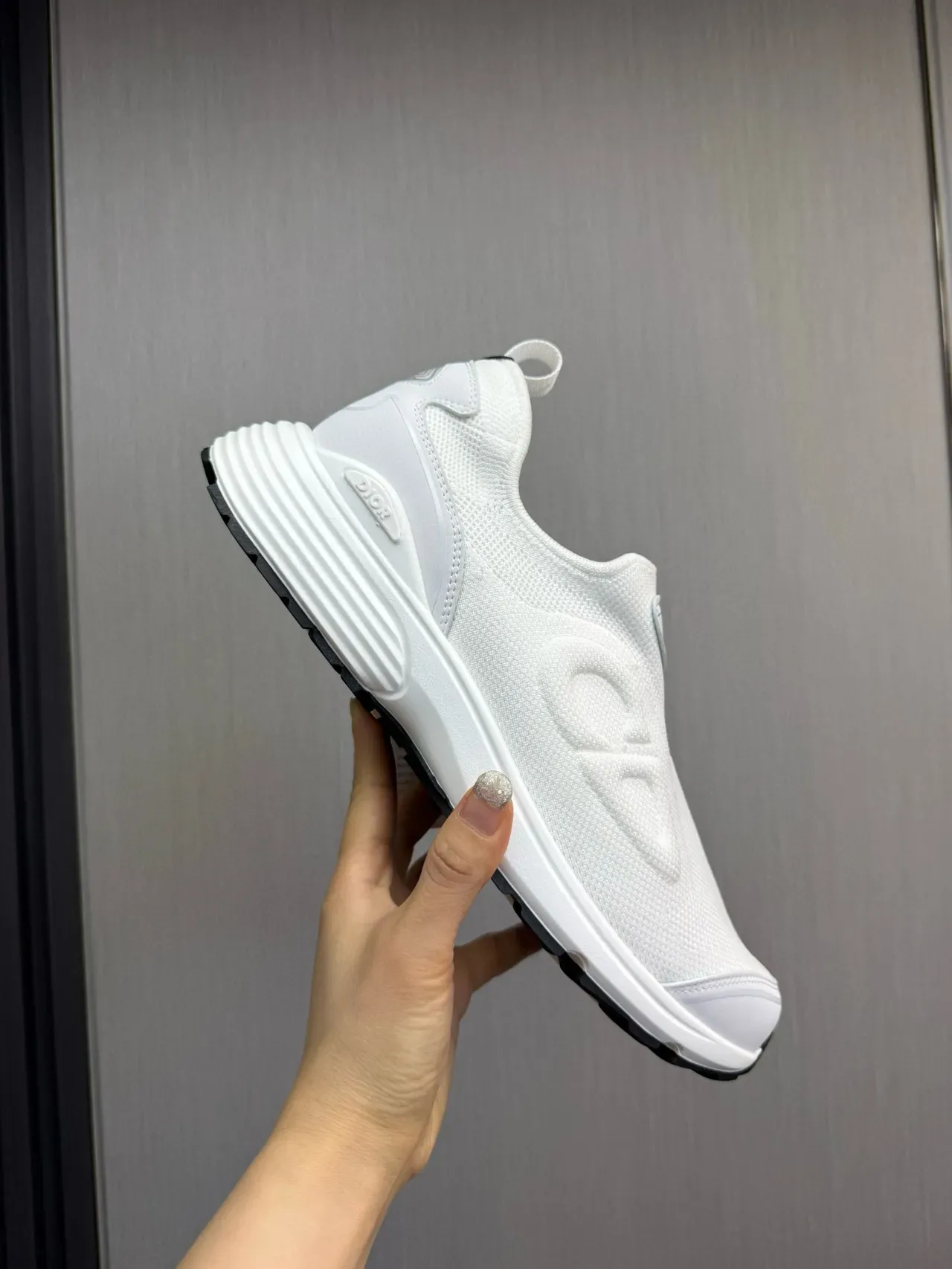 Dior B30 White Slip-On Lifestyle Sneakers 7