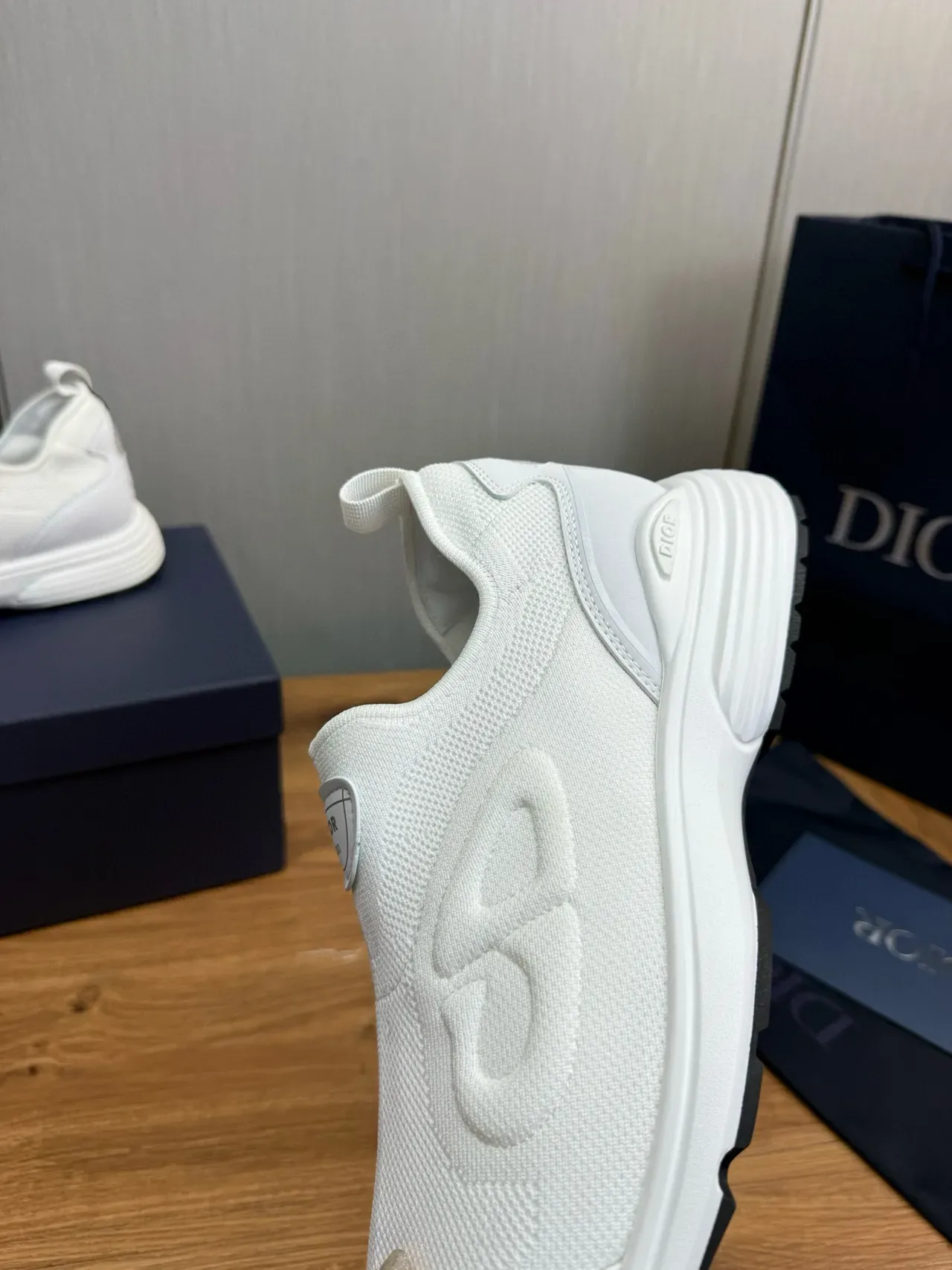 Dior B30 White Slip-On Lifestyle Sneakers 9