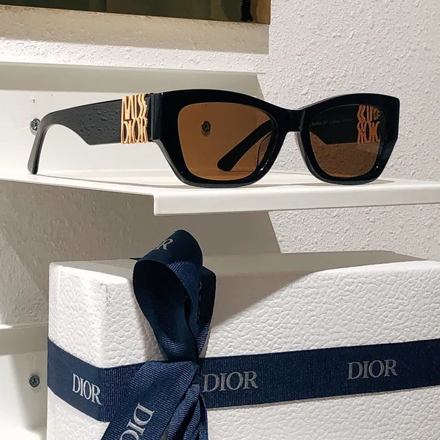 Dior Miss Dior Tortoiseshell Angular Sunglasses 6