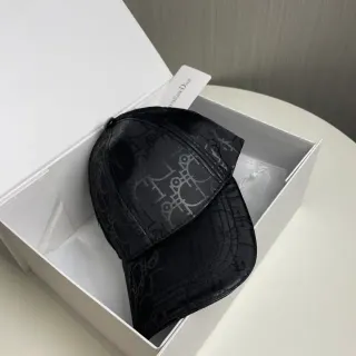 Dior Oblique Monogram Black Baseball Cap