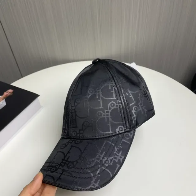 Dior Oblique Monogram Black Baseball Cap 3