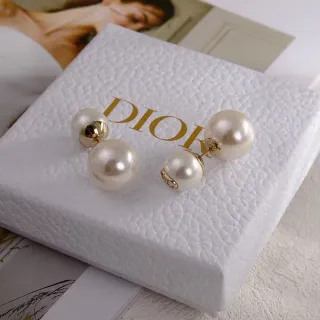 Dior Pearl Double-Sided Stud Earrings