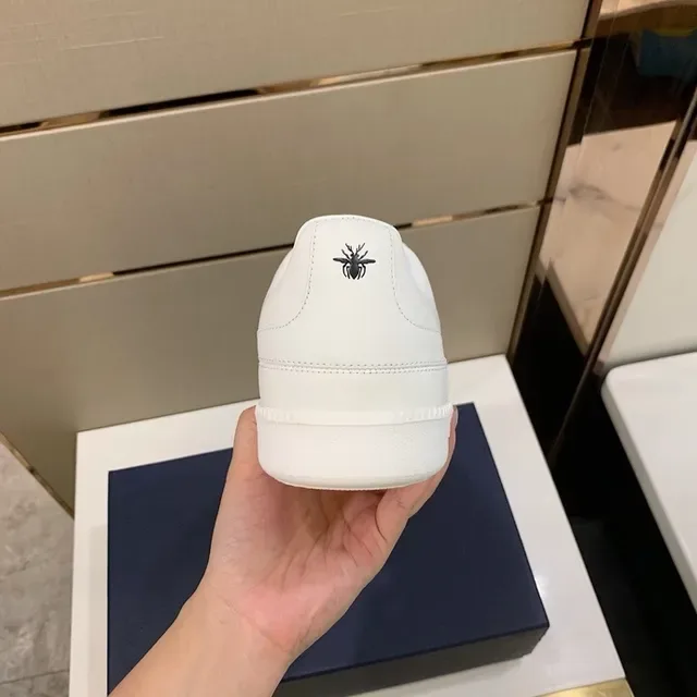 Dior White Pink Low-Top Court-Inspired Lifestyle Sneakers 4