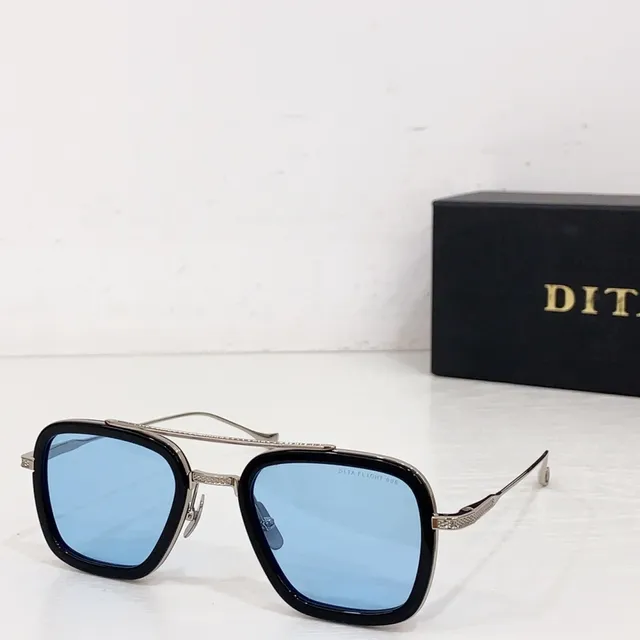 DITA Black Gray Thick Rectangular Frame Double Bridge Optical Glasses 3