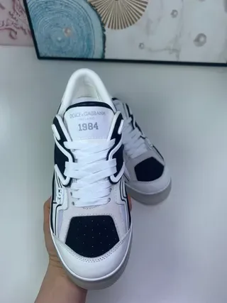 Dolce & Gabbana 1984 Black White Gray tênis lifestyle 9