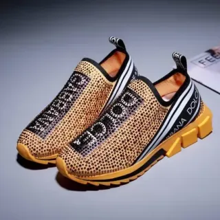 Dolce & Gabbana Slip-On Perforated Mesh Lifestyle Sneakers