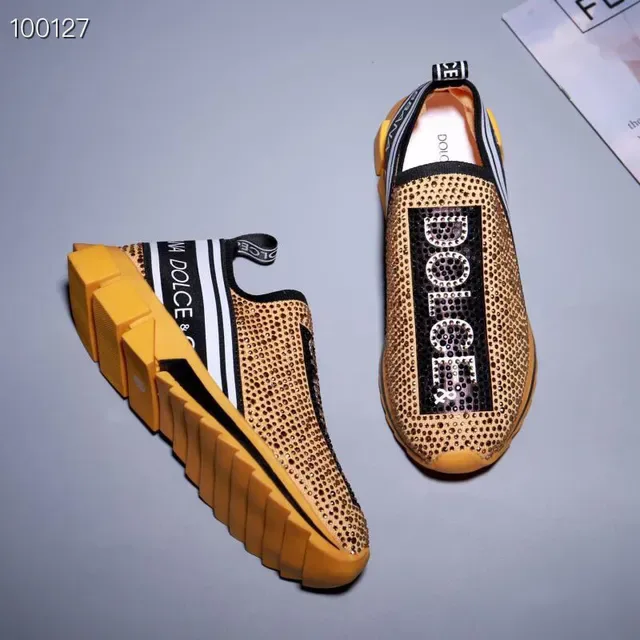 Dolce & Gabbana Tênis Slip-On de Malha Perfurada Estilo de Vida 3
