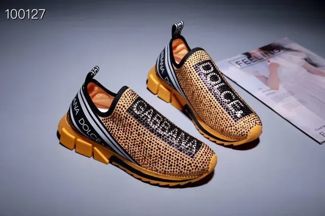 Dolce & Gabbana Tênis Slip-On de Malha Perfurada Estilo de Vida 4