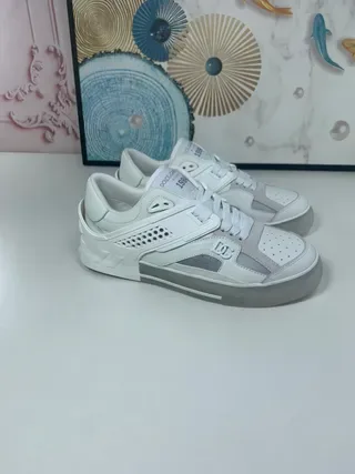 Dolce & Gabbana Blanc Violet Superposés Synthétique Superpositions Perforé Boîte à orteils Style de vie Sneakers 2