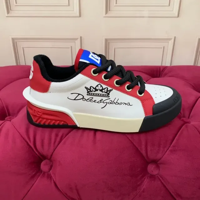 Dolce & Gabbana NS1 White Red Black Lifestyle Sneakers 2
